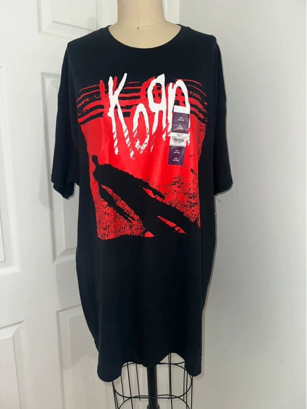 Korn 2XL Band Grunge Whimsigoth Graphic T-Shirt NWT